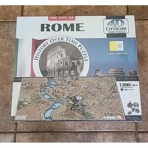 Cityscape Time Puzzle 4D Rome Vatican City Puzzle NEW IN PACKAGE